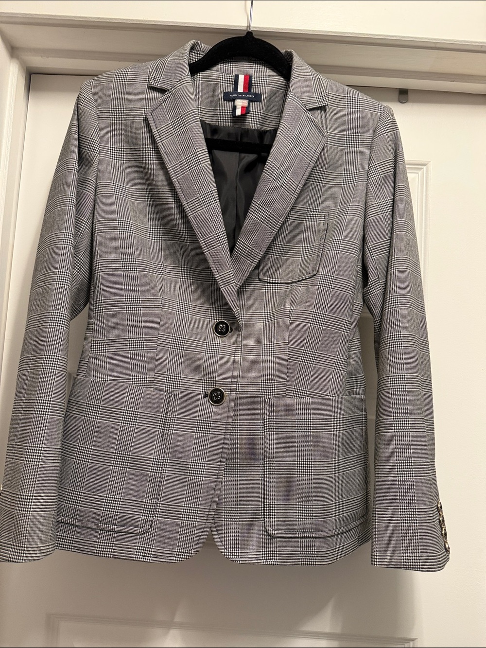 Tommy Hilfiger Gray Glen Plaid Sport Coat